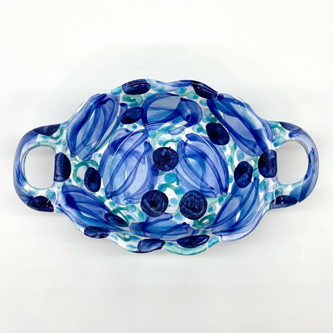 True Blue Double Handled Basket