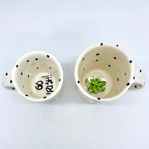 Go Irish Snowman Mugs