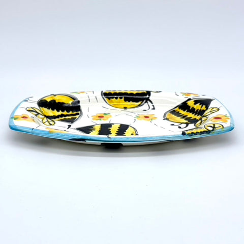 Bees Elliptical Plate