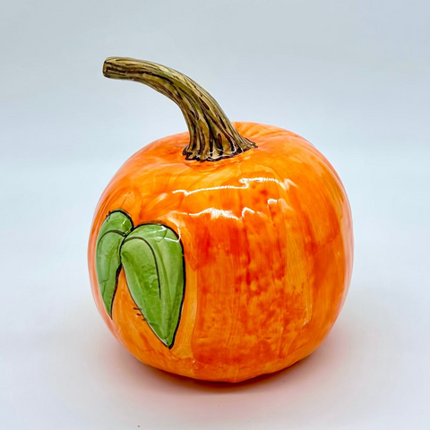 Medium Jack-O-Lantern with Short Stem 3d Pumpkin