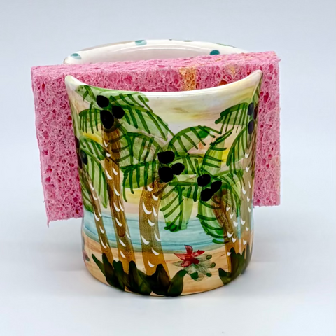 Tropical Sunset Sponge Holder