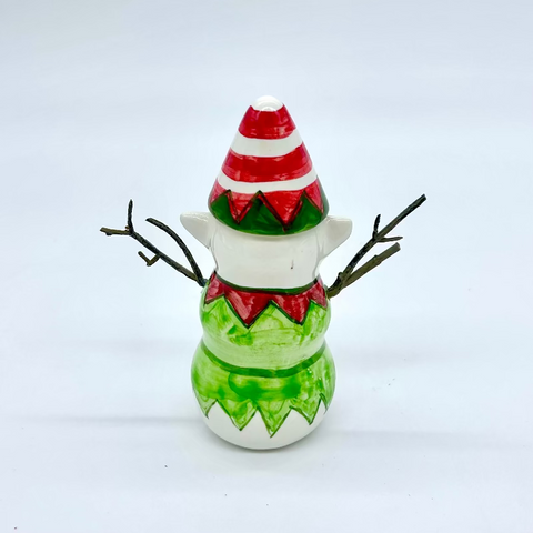 Green Elf the Snowman