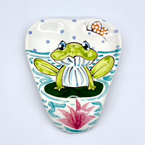 Frogs Double Spoon Rest