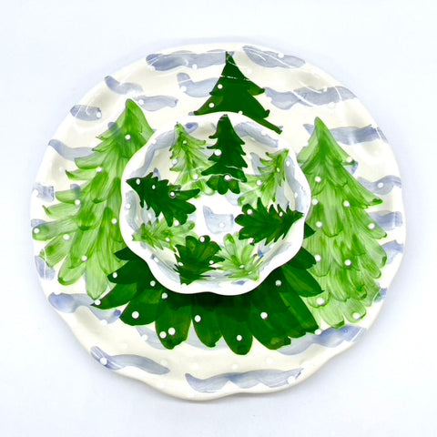 Snowy Trees Serving Bundle