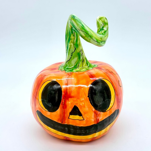 Small Big Grin Jack-O-Lantern 3d Pumpkin