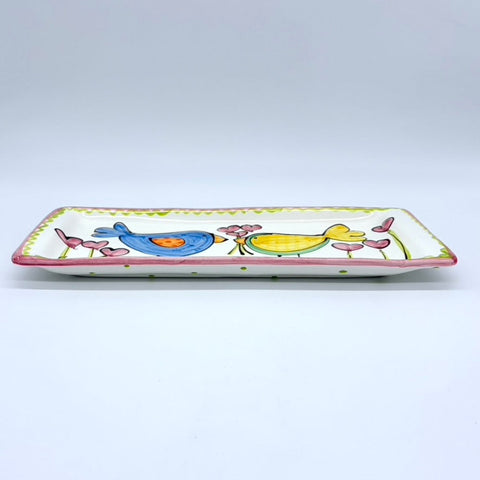 Love Birds Bread Tray