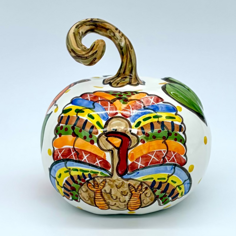 Small Turkey + Ann's Pumpkins 3d Pumpkin