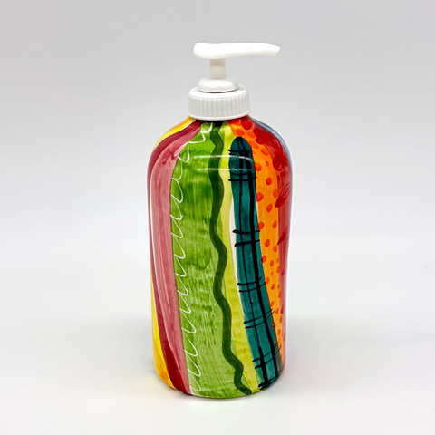 Julie Stripe Soap Pump