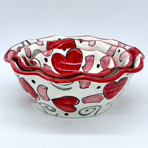 Confetti Hearts Bowls