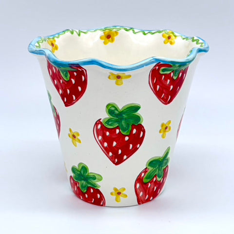 Strawberry Flower Pot