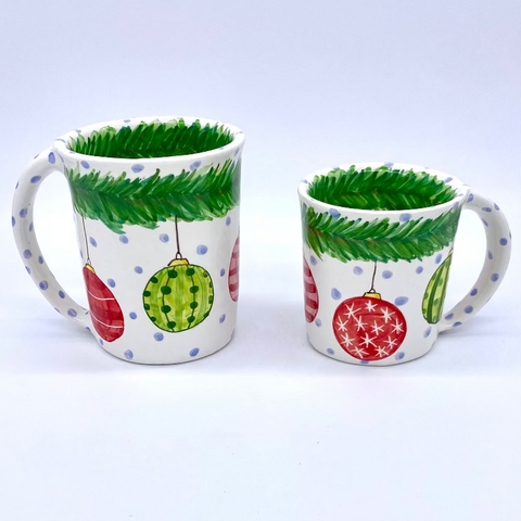 Festive Ornament Mugs