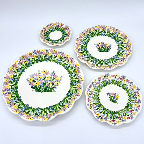 Flower Garden Plates