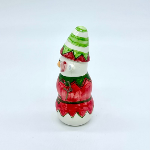 Red Elf the Snowman