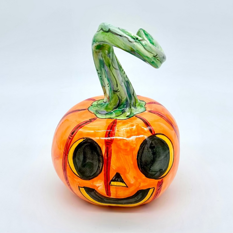 Small Little Grin Jack-O-Lantern 3d Pumpkin