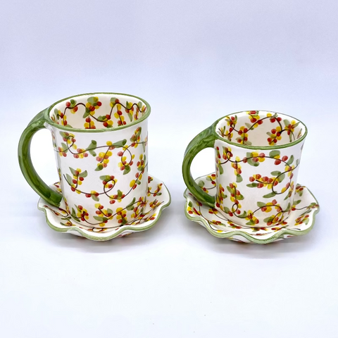 Bittersweet Mug and Saucer Bundle