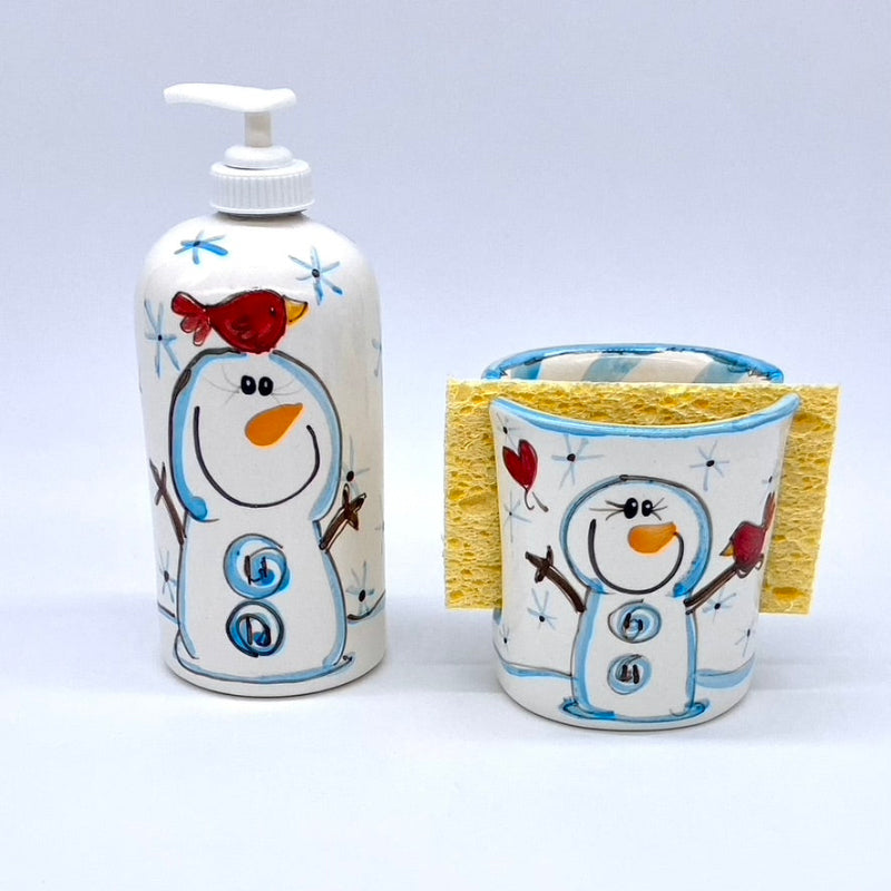 Blue Button Kitchen Counter Bundle | packercreekpottery