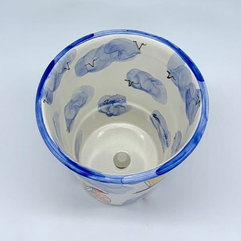 Sailboats Flower Pot