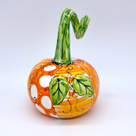 Small Patchwork Stripe 3d Pumpkin