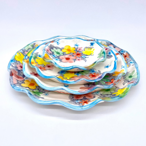 Soft Floral Plates