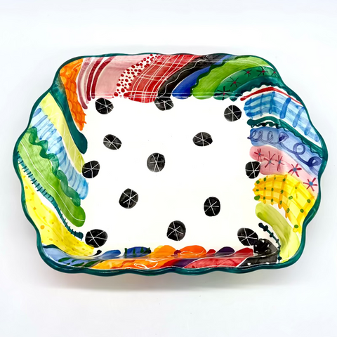 Julie Stripe Square Baker