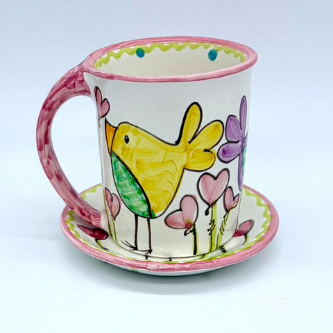 Love Birds Mug and Saucer Bundle