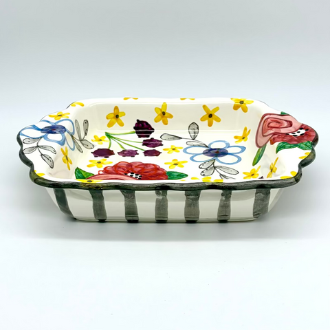 Butterfly Garden Square Baker