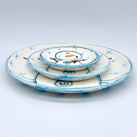 Blue Button Plates