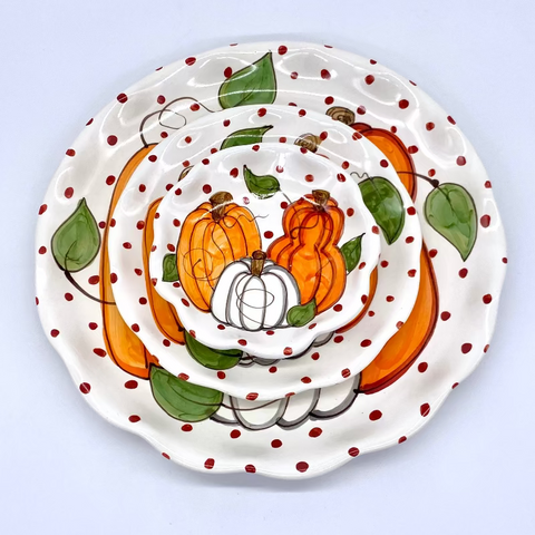 Ann's Pumpkins Plates