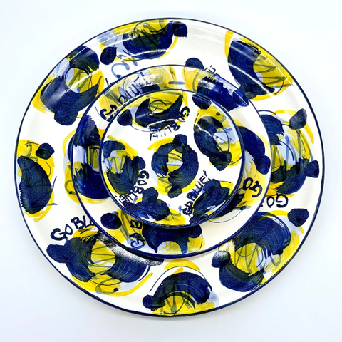 Go Blue Plates