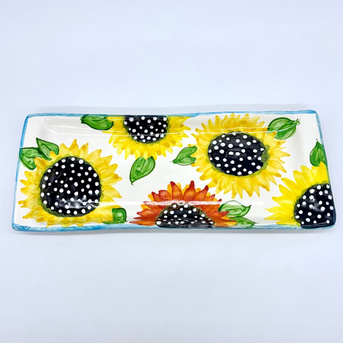 Sunflower Bread Tray