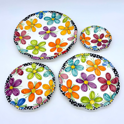 Katie Daisy Plates
