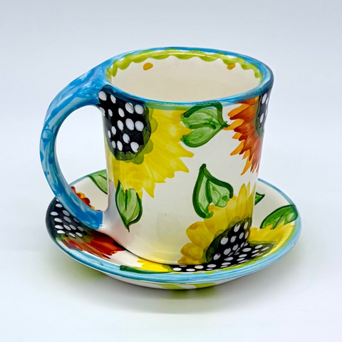 Sunflower Mug and Saucer Bundle