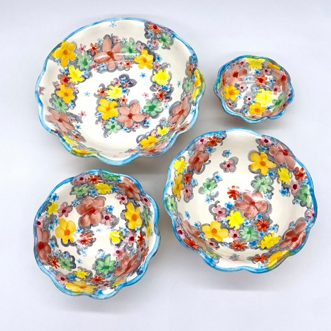 Soft Floral Bowls