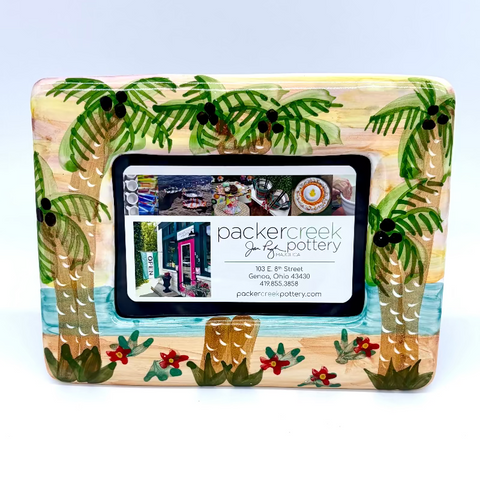 Tropical Sunset Picture Frame