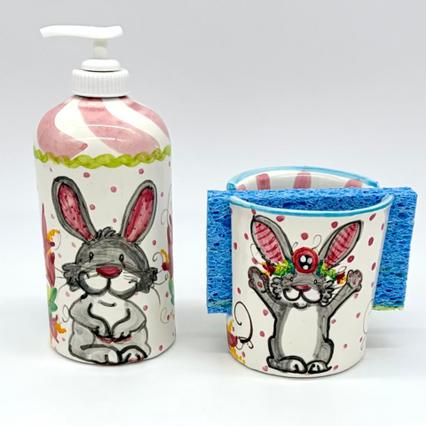 Gray Bunny Kitchen Counter Bundle