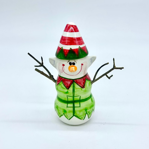 Green Elf the Snowman