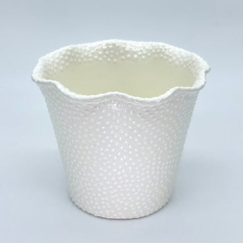 Swiss Dot Medium Flower Pot