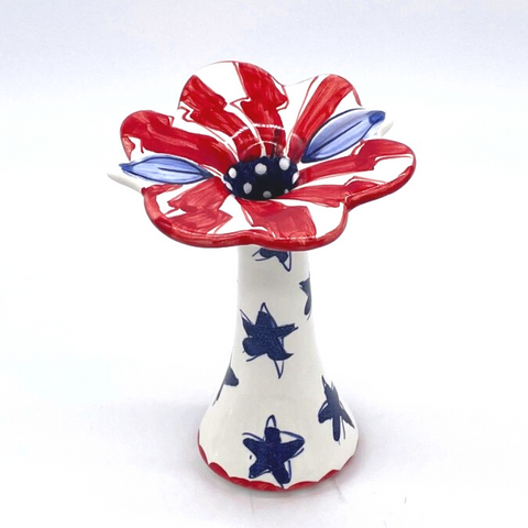 Flag Flower Vase
