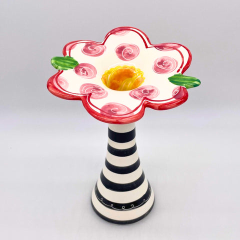 Black Stripe Flower Vase