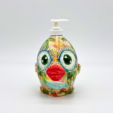 Tropical Sunset Fish Soap Pump