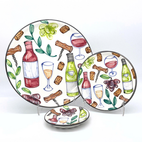 Wine Bottle Plates