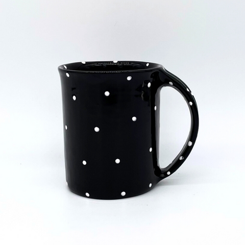 Black and White Dot Mugs