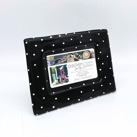 Black and White Dot Picture Frame