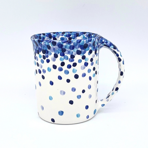 Blue Confetti Mugs