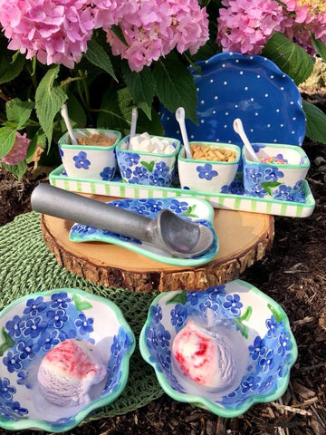 Blue Hydrangea Mug and Saucer Bundle