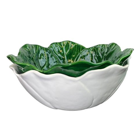 Large Cabbage Leaf Bowl