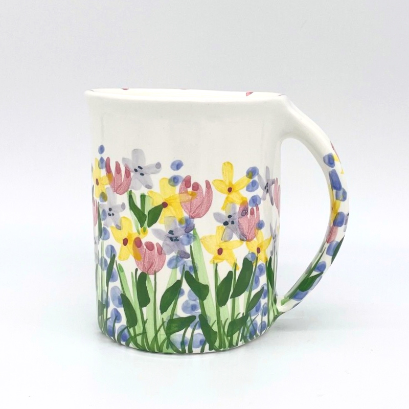 Flower Garden Mugs | packercreekpottery