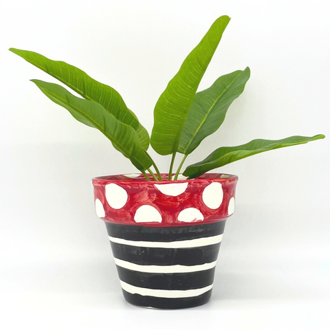 Red and Black Garden Planter