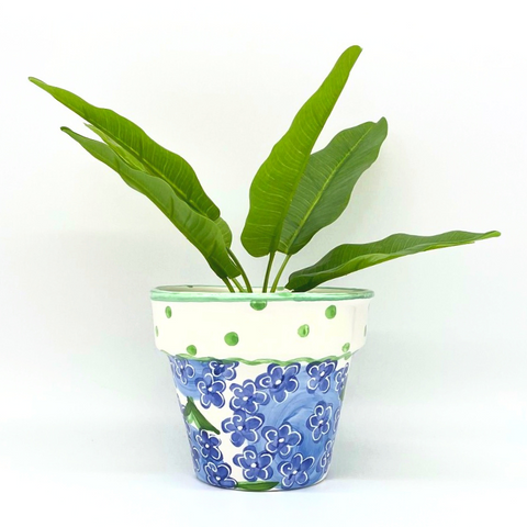 Blue Hydrangea Garden Planter