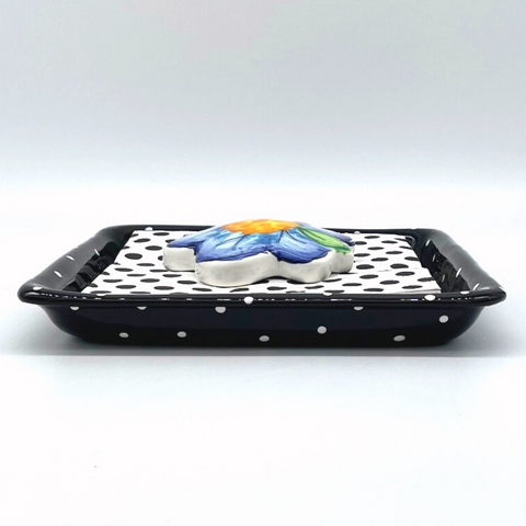 Blue Flower Napkin Weight